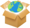 Mundo cajas de carton